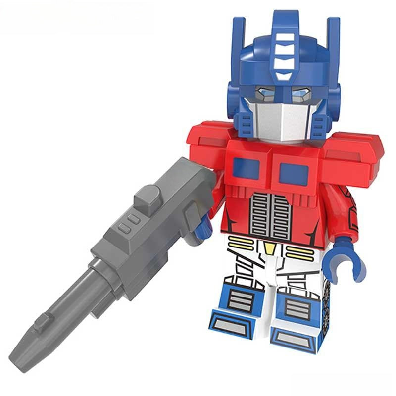 Optimus Prime Transformers Lego Minifigures custom toys - DelsBricks MinifiguresMinifiguresDelsBricks MinifiguresDelsbricks