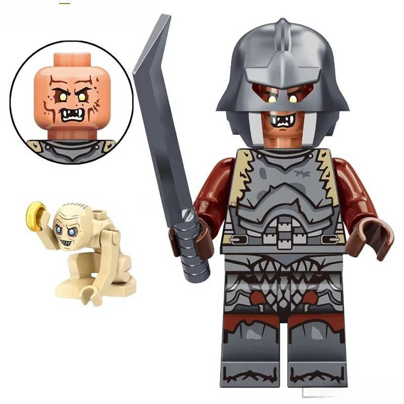 Orcs from Lord of The Rings Lego Minifigures Custom Toys 5 - DelsBricks MinifiguresMinifiguresDelsBricks MinifiguresDelsbricks
