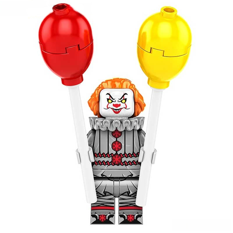 Pennywise Stephen King's IT Lego Minifigures Custom Horror Toys 5 - DelsBricks MinifiguresLego Horror MinifiguresDelsBricks MinifiguresDelsbricks.com