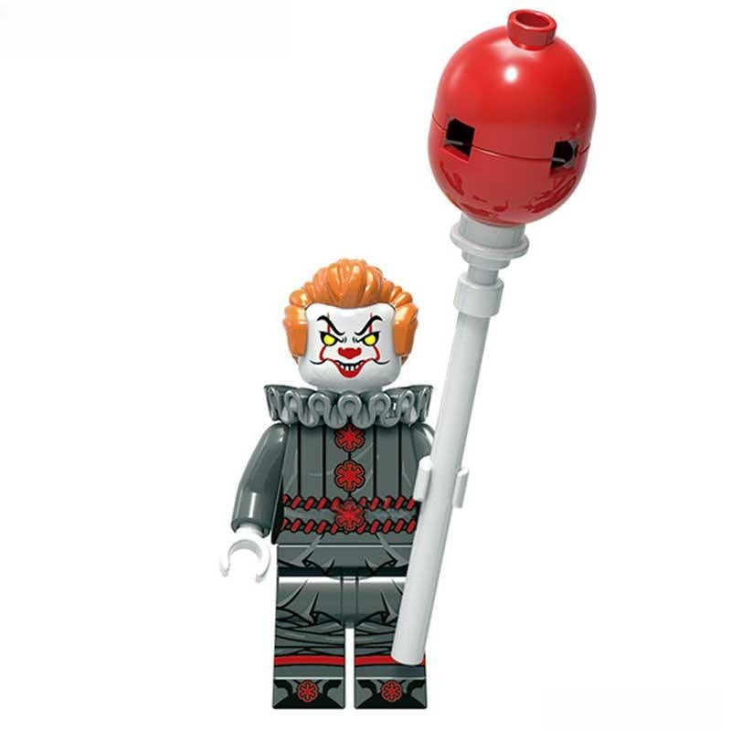 Pennywise Stephen King's IT - New Lego Minifigures Custom Horror Toys - DelsBricks MinifiguresLego Horror MinifiguresDelsBricks MinifiguresDelsbricks.com