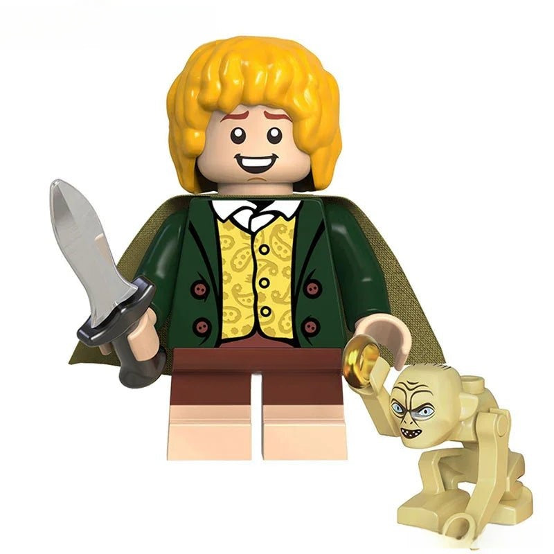 perigren "pippin" Lord of The Rings Lego Minifigures Custom Toys - DelsBricks MinifiguresMinifiguresDelsBricks MinifiguresDelsbricks