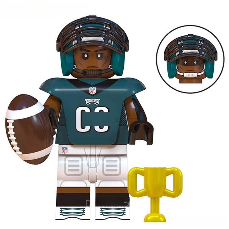 Philadelphia Eagles NFL Football Teams Lego Minifigures Custom Toys - DelsBricks MinifiguresMinifiguresDelsBricks MinifiguresDelsbricks