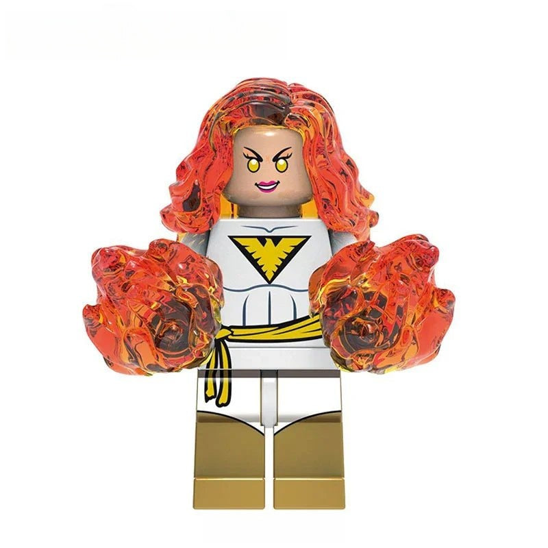 Phoenix X - Men Lego Minifigures Custom Toys - DelsBricks MinifiguresMinifiguresDelsBricks MinifiguresDelsbricks