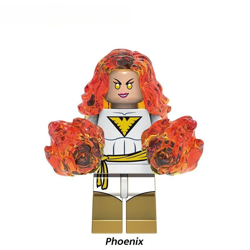Phoenix X - Men Lego Minifigures Custom Toys - DelsBricks MinifiguresMinifiguresDelsBricks MinifiguresDelsbricks