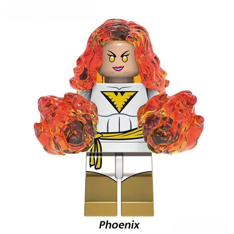 Phoenix X - Men Lego Minifigures Custom Toys - DelsBricks MinifiguresMinifiguresDelsBricks MinifiguresDelsbricks