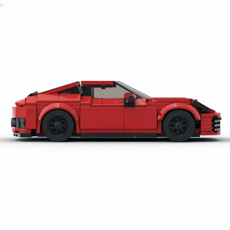 Porsche 911 red sports car Lego Custom Minifigures Building Block Toys - DelsBricks MinifiguresMinifiguresDelsBricks MinifiguresDelsbricks
