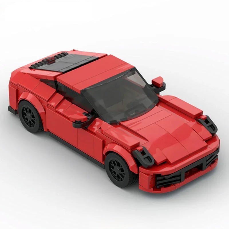 Porsche 911 red sports car Lego Custom Minifigures Building Block Toys - DelsBricks MinifiguresMinifiguresDelsBricks MinifiguresDelsbricks