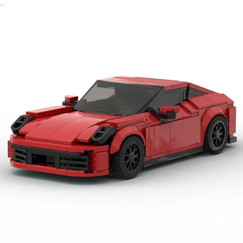 Porsche 911 red sports car Lego Custom Minifigures Building Block Toys - DelsBricks MinifiguresMinifiguresDelsBricks MinifiguresDelsbricks
