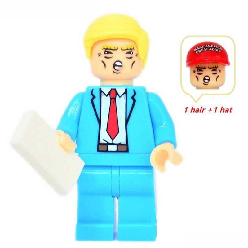 President Donald Trump Lego Minifigures custom toys - DelsBricks MinifiguresLego Star Wars MinifiguresDelsBricks MinifiguresDelsbricks.com