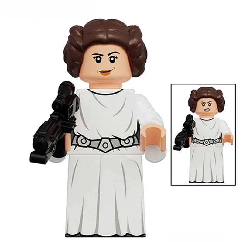 Princess Leia A New Hope | Lego Star wars Minifigures Custom Toys 2 - DelsBricks MinifiguresLego Star Wars MinifiguresDelsBricks MinifiguresDelsbricks.com