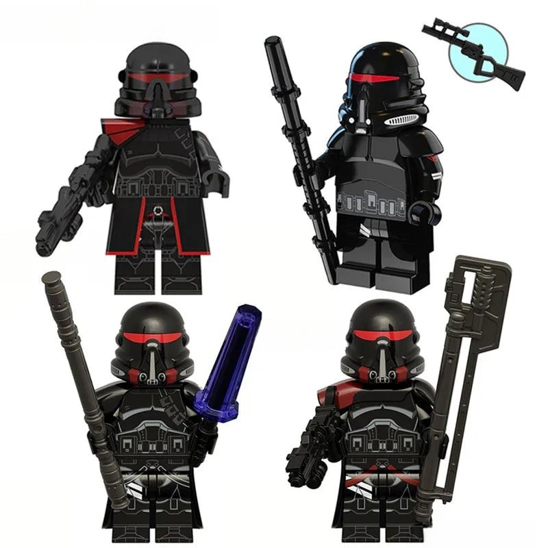 Purge Troopers Set of 4 Star Wars Lego Minifigures Custom Toys - DelsBricks MinifiguresLego Star Wars MinifiguresDelsBricks MinifiguresDelsbricks.com