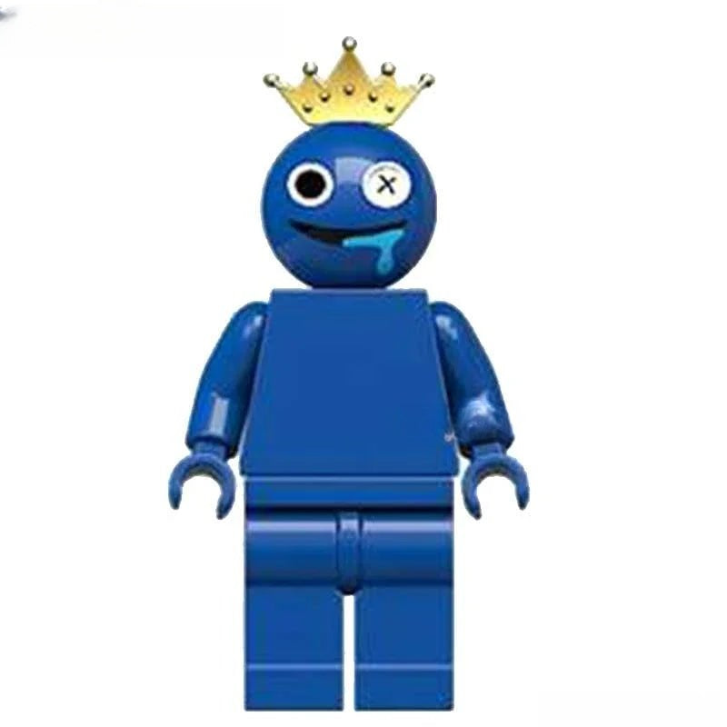 Rainbow Friends Blue Character Lego Minifigures Custom Toys - DelsBricks MinifiguresMinifiguresDelsBricks MinifiguresDelsbricks