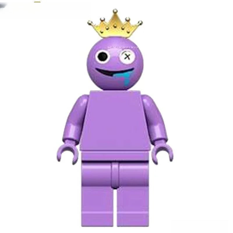 Rainbow Friends Pink (Blue) Character Lego Minifigures Custom Toys - DelsBricks MinifiguresMinifiguresDelsBricks MinifiguresDelsbricks