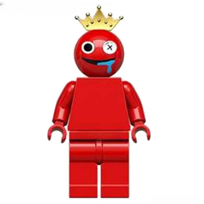 Rainbow Friends Red Lego Minifigures Custom Toys - DelsBricks MinifiguresMinifiguresDelsBricks MinifiguresDelsbricks