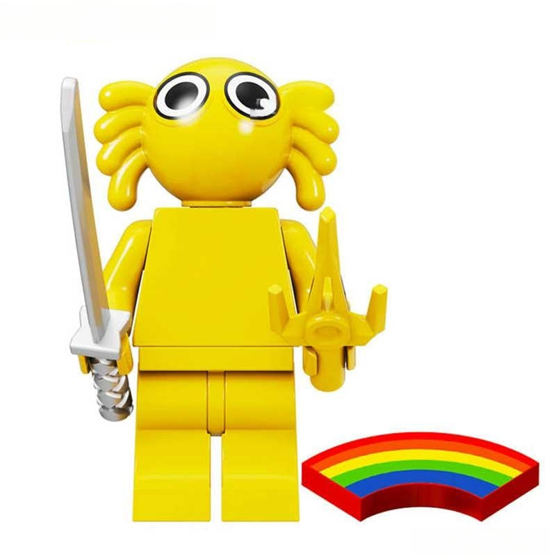 Rainbow Friends Yellow Character Lego Minifigures Custom Toys - DelsBricks MinifiguresMinifiguresDelsBricks MinifiguresDelsbricks