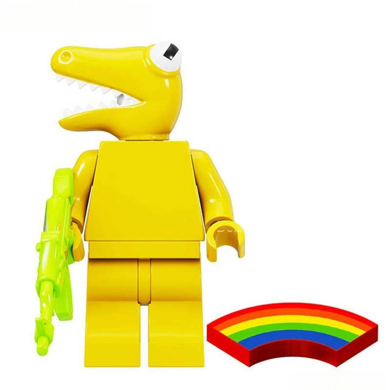 Rainbow Friends Yellow Lego Minifigures Custom Toys - DelsBricks MinifiguresMinifiguresDelsBricks MinifiguresDelsbricks