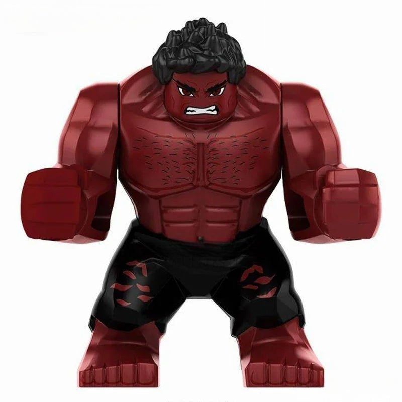 Red Hulk Captain America: Brave New World Lego Minifigures Custom Toys 1 - DelsBricks MinifiguresMinifiguresDelsBricks MinifiguresDelsbricks