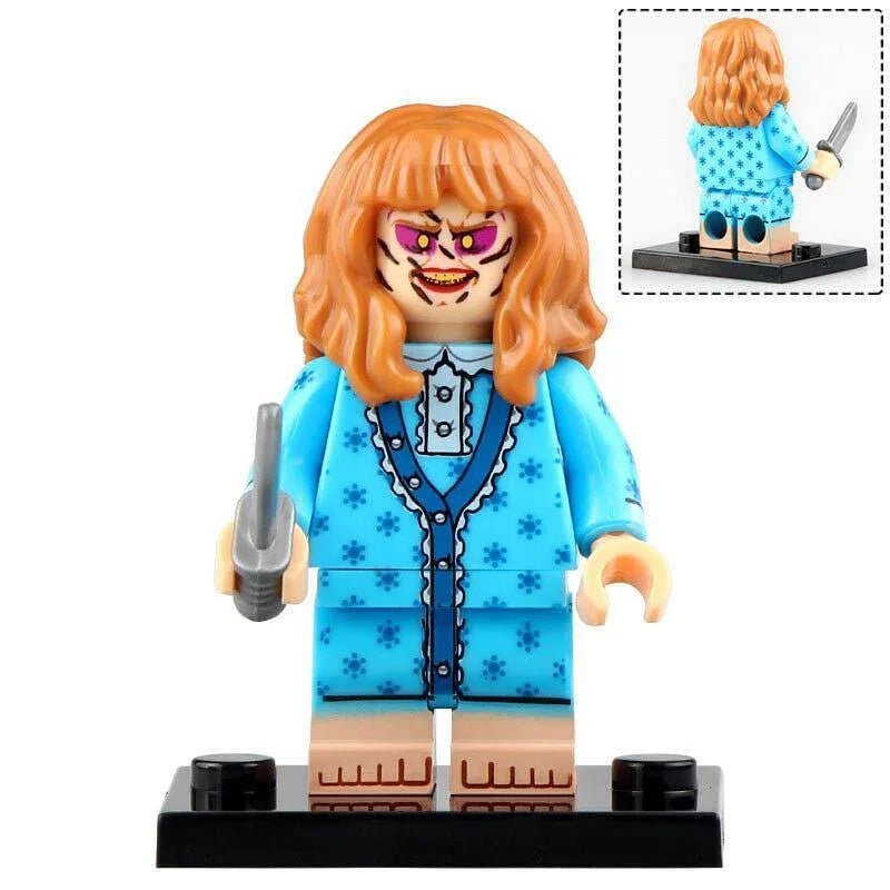 Regan The exorcist Lego Minifigures Custom Horror Toys - DelsBricks MinifiguresLego Horror MinifiguresDelsBricks MinifiguresDelsbricks.com