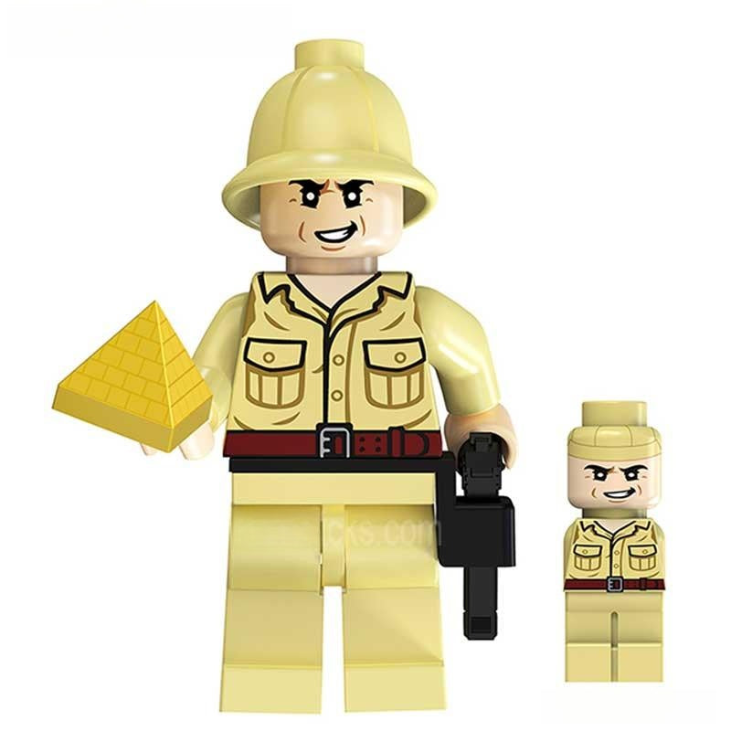 Rene Belloq from Indiana Jones | Lego Minifigures Custom Toys - DelsBricks MinifiguresMinifiguresDelsBricks MinifiguresDelsbricks