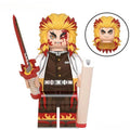 Rengoku Kyoujurou Demon Slayer Anime Lego Minifigures Custom Toys 1 - DelsBricks MinifiguresMinifiguresDelsBricks MinifiguresDelsbricks