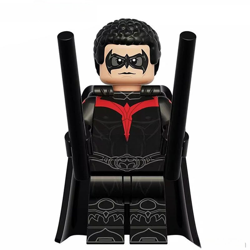 Robin Nightwing from Batman Lego Minifigures Custom Toys - DelsBricks MinifiguresMinifiguresDelsBricks MinifiguresDelsbricks