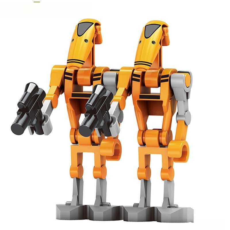 Rocket Battle Droids set of 2 Star Wars Lego Minifigures Custom Toys NEW - DelsBricks MinifiguresLego Star Wars MinifiguresDelsBricks MinifiguresDelsbricks.com