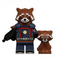 Rocket Raccoon Guardians of the Galaxy lego Minifigures Custom Toys - DelsBricks MinifiguresMinifiguresDelsBricks MinifiguresDelsbricks