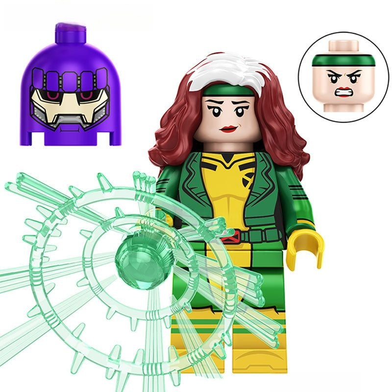 Rogue From X - Men '97 Lego Minifigures Best custom toys S2 - DelsBricks MinifiguresMinifiguresDelsBricks MinifiguresDelsbricks