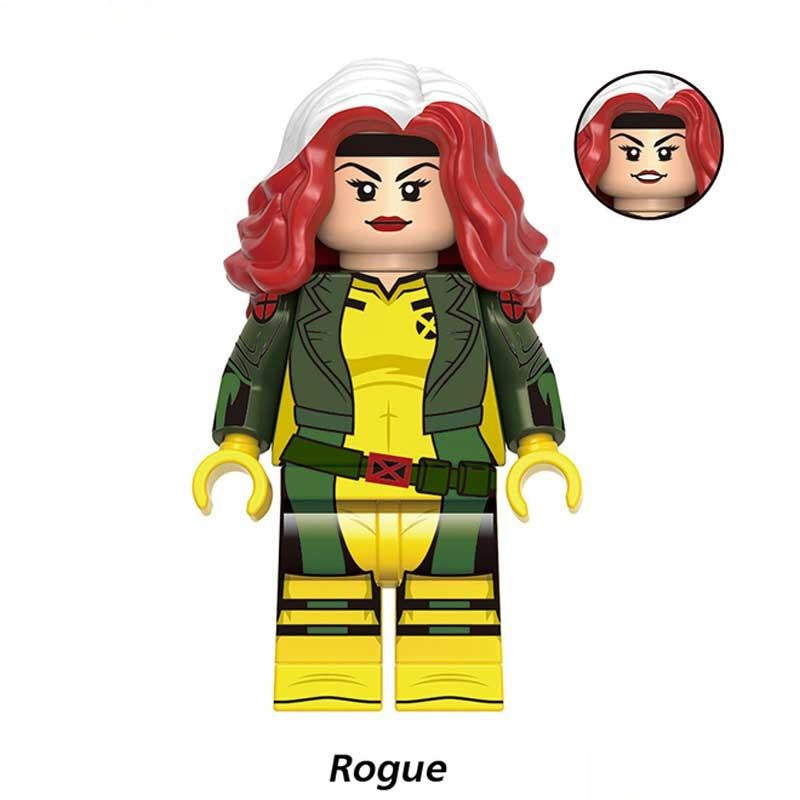Rogue From X - Men '97 Lego Minifigures custom toys NEW - DelsBricks MinifiguresMinifiguresDelsBricks MinifiguresDelsbricks