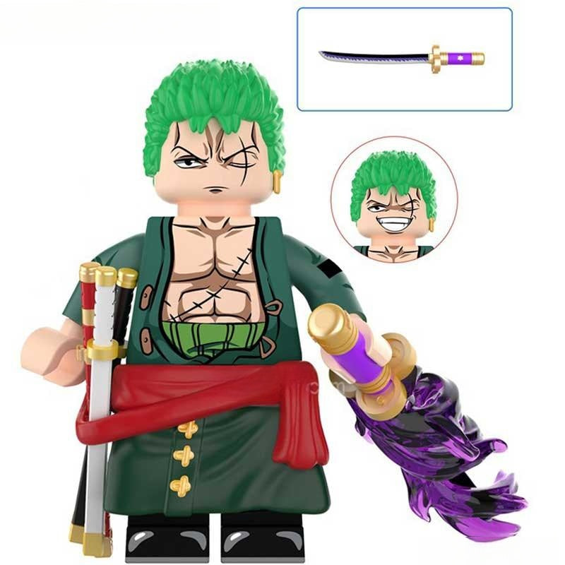 Roronoa Zoro from One Piece Lego Anime Minifigures Custom Toys 8 - DelsBricks MinifiguresMinifiguresDelsBricks MinifiguresDelsbricks