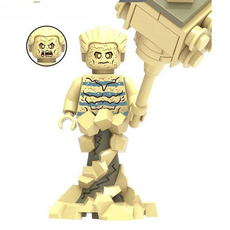 Sandman from Spider - Man No Way Home Lego Minifigures Custom Toys - DelsBricks MinifiguresSpiderman Lego MinifiguresDelsBricks MinifiguresDelsbricks.com
