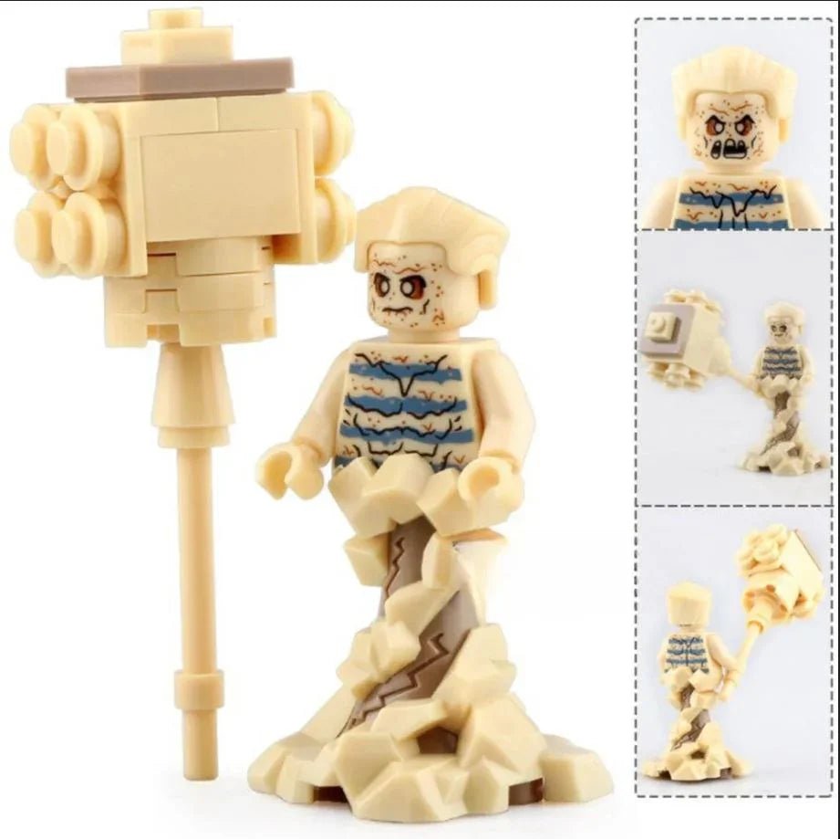 Sandman from Spider - Man No Way Home Lego Minifigures Custom Toys - DelsBricks MinifiguresSpiderman Lego MinifiguresDelsBricks MinifiguresDelsbricks.com