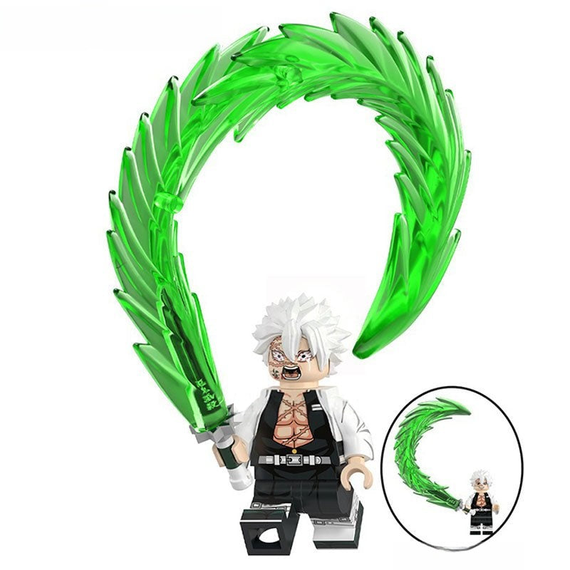 Sanemi Shinzugawa Demon Slayer Anime Lego Minifigures Custom Toys - DelsBricks MinifiguresMinifiguresDelsBricks MinifiguresDelsbricks