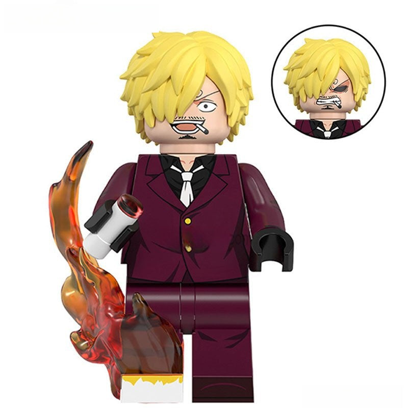 Sanji from One Piece Anime Lego Minifigures Custom Toys 2 - DelsBricks MinifiguresMinifiguresDelsBricks MinifiguresDelsbricks