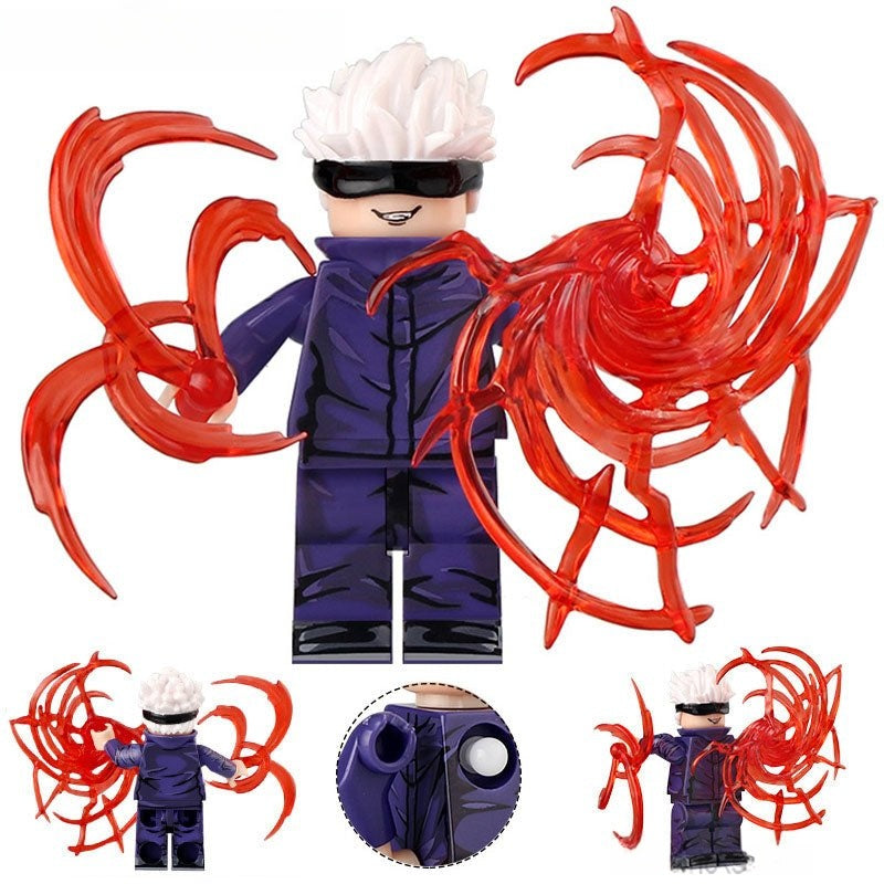 satoru Gojo Jujutsu kaisen Lego Anime Minifigures Custom Toys 2 - DelsBricks MinifiguresMinifiguresDelsBricks MinifiguresDelsbricks