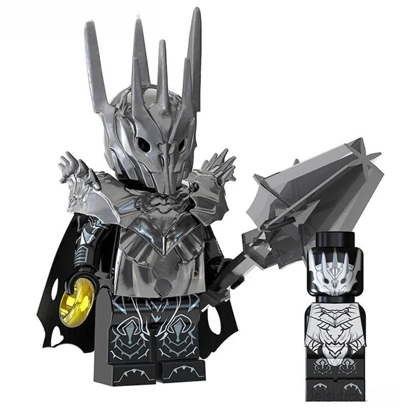Sauron Lord of The Rings Lego Minifigures Custom Toys New - DelsBricks MinifiguresMinifiguresDelsBricks MinifiguresDelsbricks