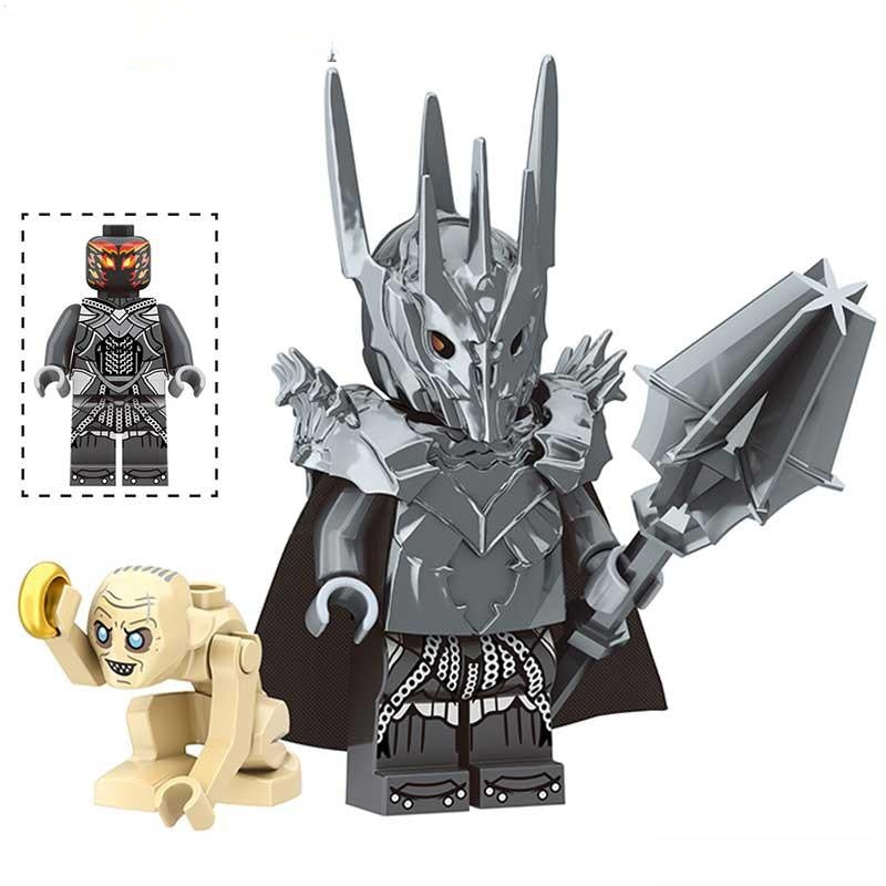 Sauron Lord of The Rings Lego Minifigures Custom Toys - DelsBricks MinifiguresMinifiguresDelsBricks MinifiguresDelsbricks