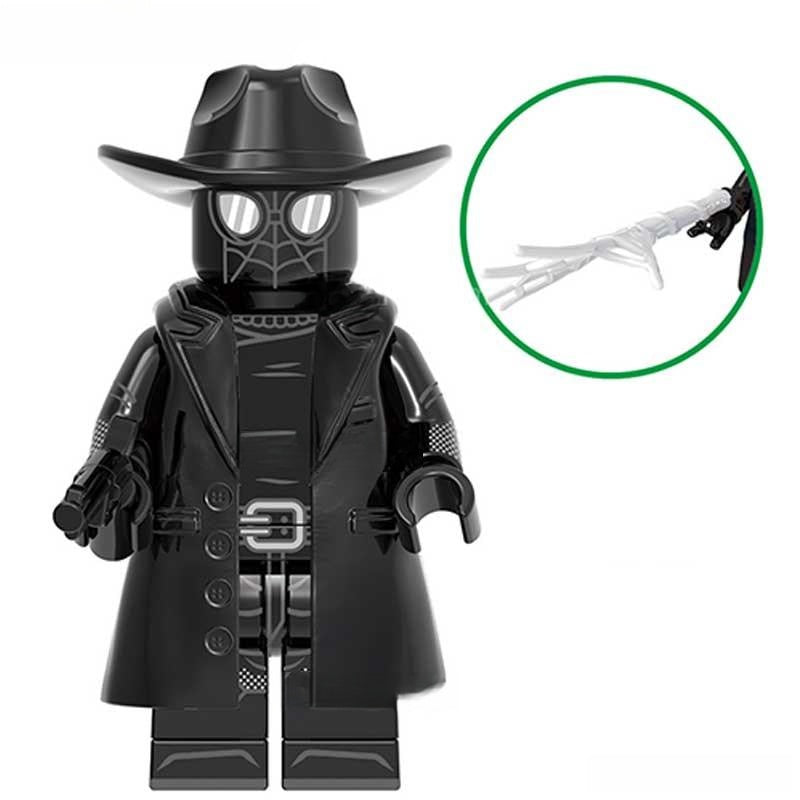 Shadow Spider - Man Black Noir Suit Lego Minifigures Custom Toys NEW - DelsBricks MinifiguresSpiderman Lego MinifiguresDelsBricks MinifiguresDelsbricks.com