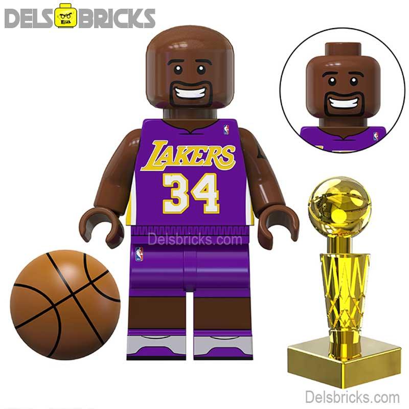 Shaquille O'Neal Lego Minifigures Custom Toys Sports Icons NBA 1 - DelsBricks MinifiguresMinifiguresDelsBricks MinifiguresDelsbricks
