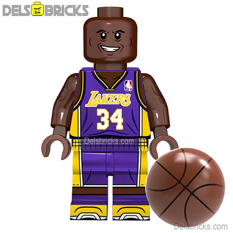 Shaquille O'Neal Lego Minifigures Custom Toys Sports Icons NBA - DelsBricks MinifiguresMinifiguresDelsBricks MinifiguresDelsbricks