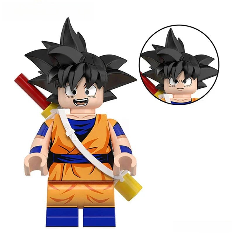 Son Goku Dragon Ball Z Super Lego Minifigures Best Custom Anime Toys - DelsBricks MinifiguresMinifiguresDelsBricks MinifiguresDelsbricks