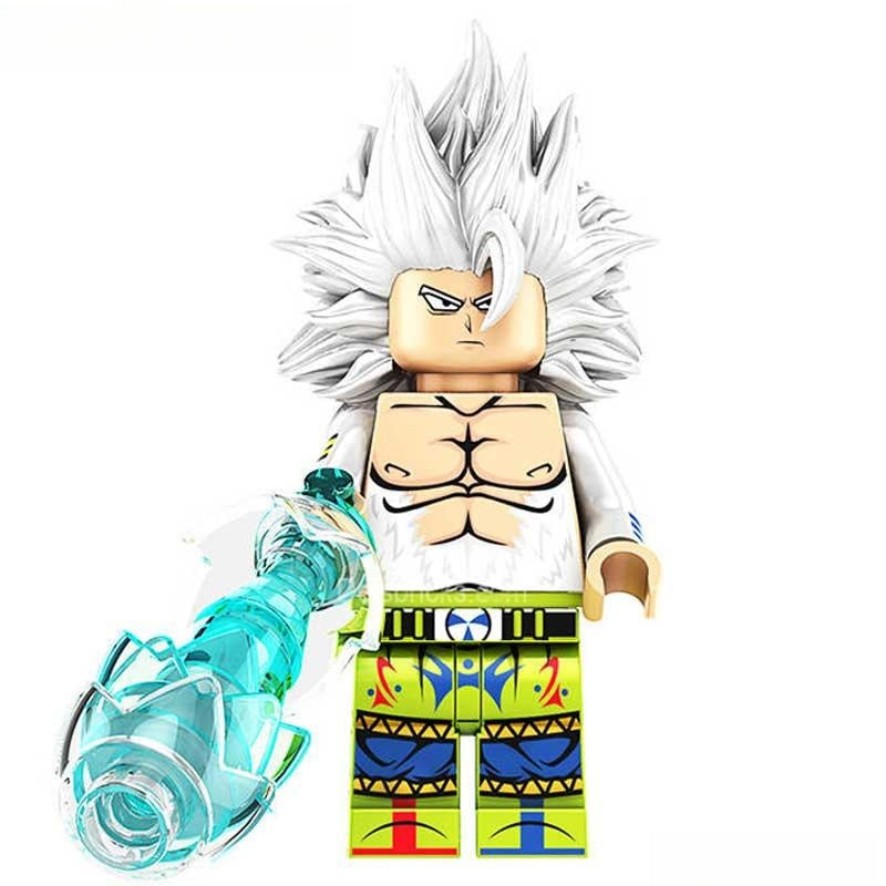 Son Goku Super Saiyan 4 white Hair & tail Dragon Ball Z - DelsBricks MinifiguresMinifiguresDelsBricks MinifiguresDelsbricks