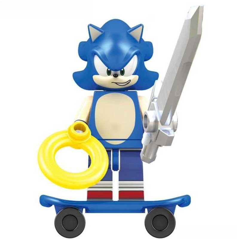 Sonic The Hedgehog Lego Minifigures Custom toys - DelsBricks MinifiguresMinifiguresDelsBricks MinifiguresDelsbricks