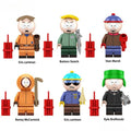 South Park LEGO minifigures set of 6 custom cartoon figures collection minifigure toys