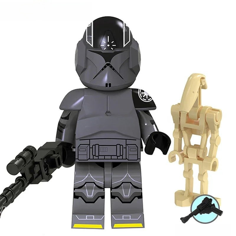 Spark Clone Trooper & Droid Star Wars Lego Minifigures Custom Toys - DelsBricks MinifiguresLego Star Wars MinifiguresDelsBricks MinifiguresDelsbricks.com