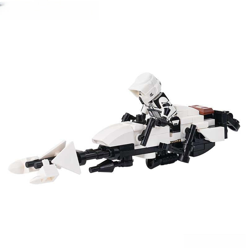 Speeder Bike & Biker Scout Lego Minifigures Custom Toys - DelsBricks MinifiguresMinifiguresDelsBricks MinifiguresDelsbricks