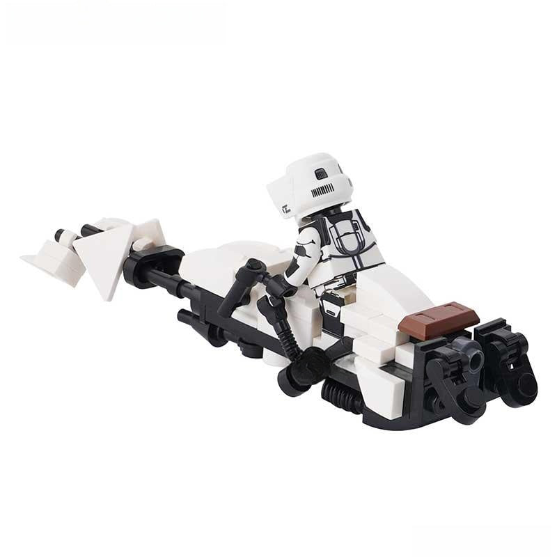 Speeder Bike & Biker Scout Lego Minifigures Custom Toys - DelsBricks MinifiguresMinifiguresDelsBricks MinifiguresDelsbricks
