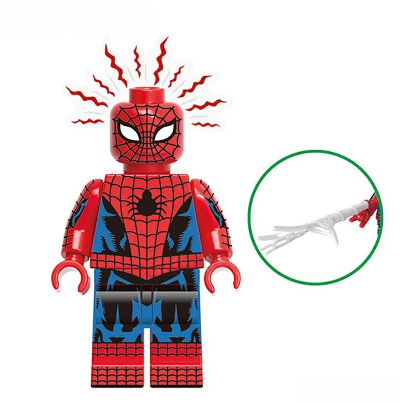Spider - Man 1962 Marvel Lego Minifigures Custom Toys - DelsBricks MinifiguresSpiderman Lego MinifiguresDelsBricks MinifiguresDelsbricks.com