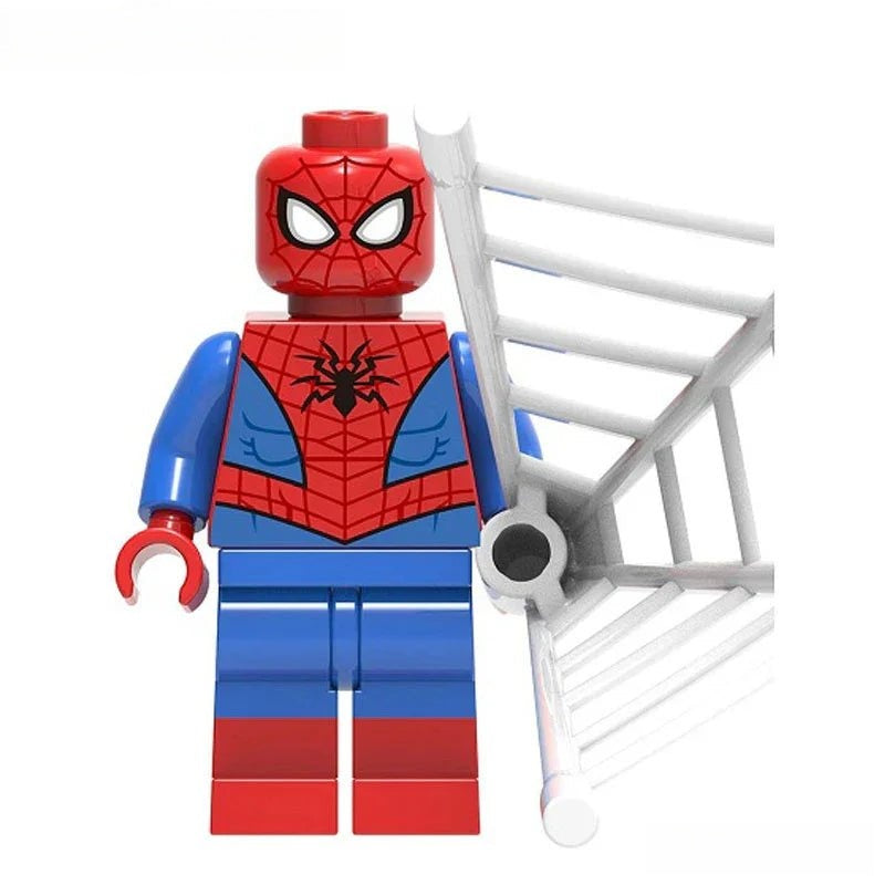 Spider - Man Classic Comic Book version Spiderman Minifigures - DelsBricks MinifiguresSpiderman Lego MinifiguresDelsBricks MinifiguresDelsbricks.com