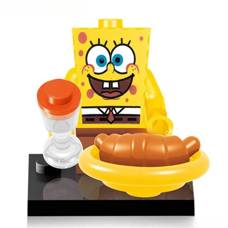 Sponge Bob Square Pants Minifigures - DelsBricks MinifiguresMinifiguresDelsBricks MinifiguresDelsbricks